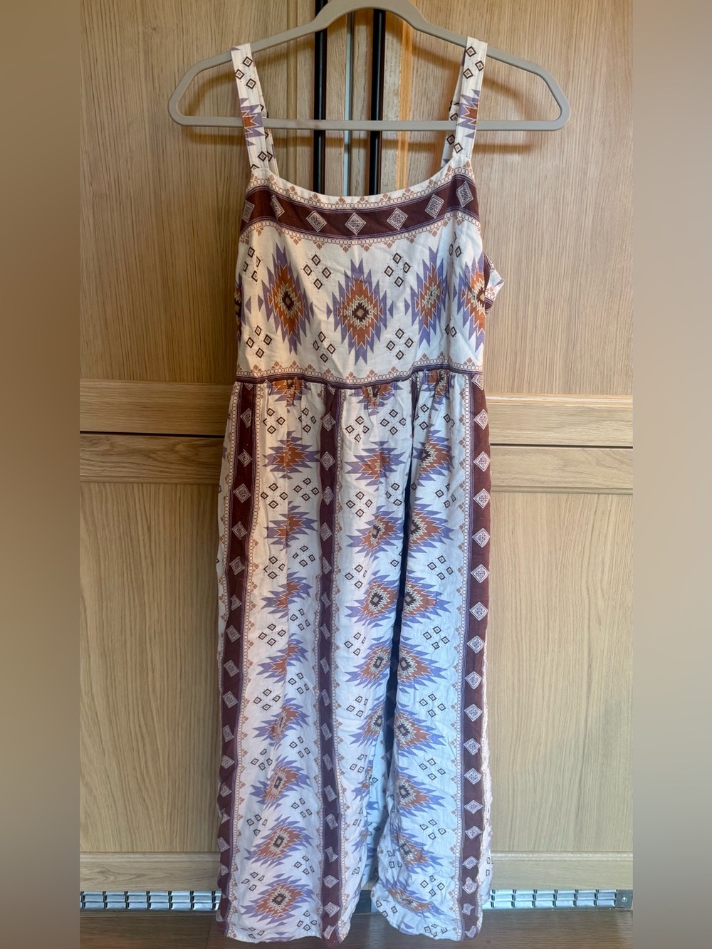 SONOMA Goods for Life Linen Blend Boho Maxi Dress Large